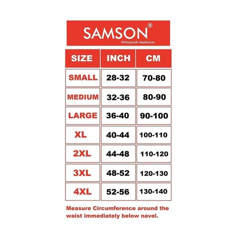 Samson Contoured Lumbo Sacral Support LS 0402 M 1 Piece