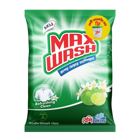 Akij Max Wash Detergent Powder 1kg