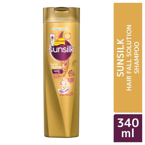 Buy Sunsilk Shampoo Hair Fall Solution 340ml & Get Free Conditioner 1 Piece