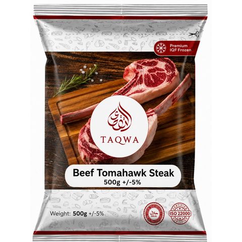 Taqwa Beef Tomahawk Steak 500g +/-5%