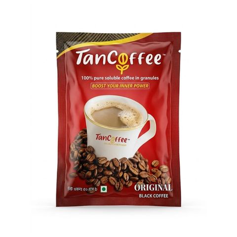 TanCoffee Original Black Coffee Pouches 50g