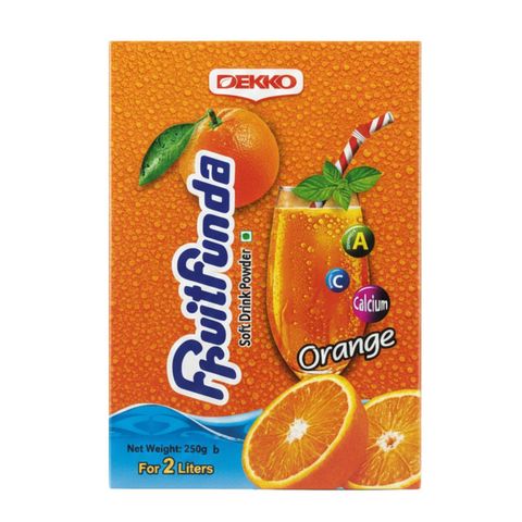 Dekko Fruit Funda Soft Drink Powder Orange 250g