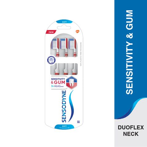 Sensodyne Sensitivity & Gum Toothbrush Family Pack 3 Pieces