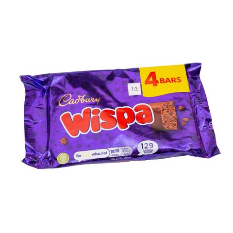 Cadbury Wispa Chocolate 4x23.7g 94.8g