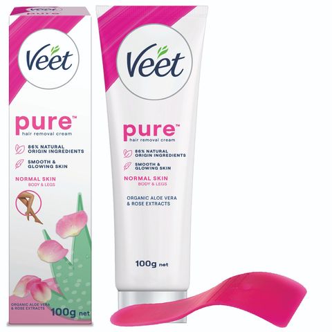 Veet Pure Hair Removal Cream for Normal Skin 100g