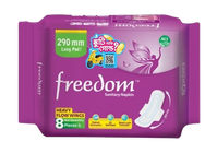 Freedom Heavy Flow Wings Sanitary Napkin Consumer Promo Pack 8 Pieces