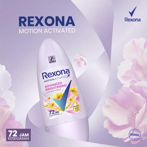 Rexona - Advance Brightening Deodorants Dry Roll On For Women 45ml