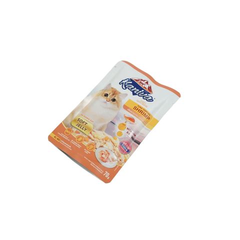 Kaniva Tuna Topping Shrimp Cat Pouch 70g