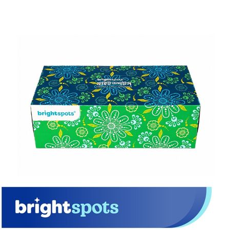 brightspots Facial Tissue White 100 Sheets
