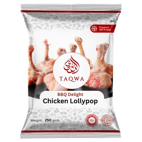 Taqwa BBQ Delight Chicken Lolipop ±5% 250g