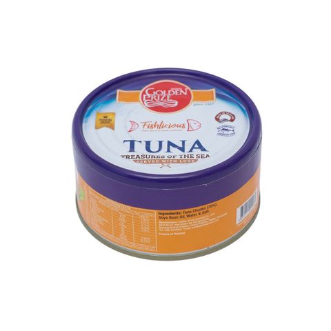 Golden Prize Tuna Chunk In Soya Bean Oil 185g