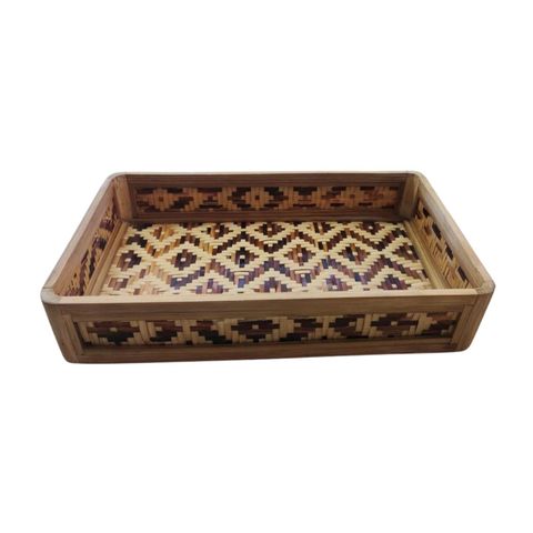 Jamdani Box Design Tray Small 1 Piece