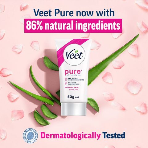 Veet Pure Hair Removal Cream for Normal Skin 50g
