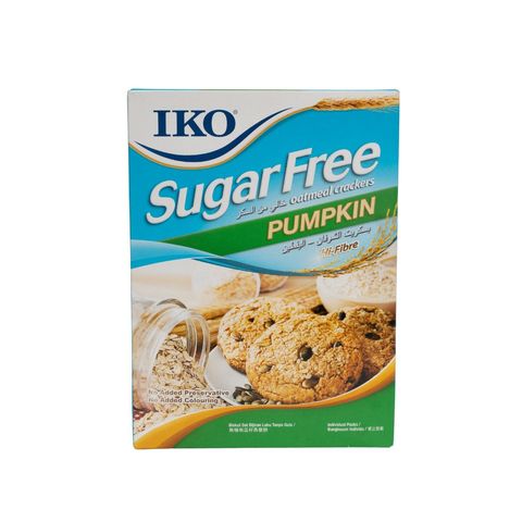 Iko Sugar Free Oatmeal Crackers Pumpkin 178g