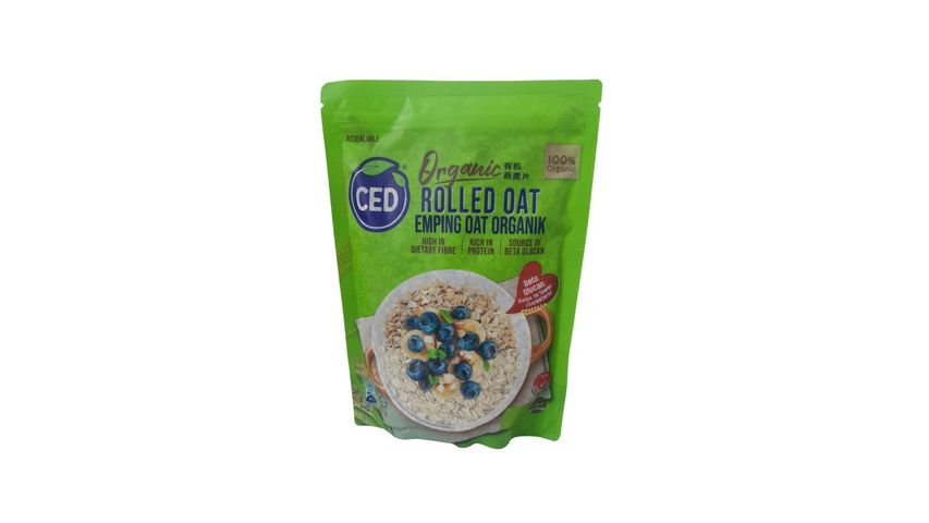 Ced Organic Rolled Oat 450g