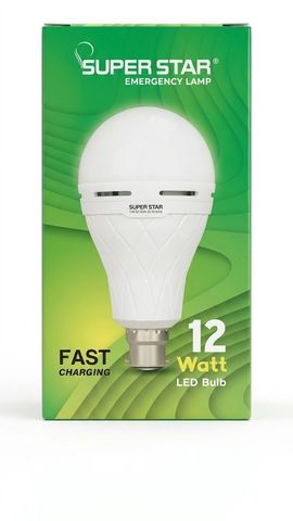 Super Star LED Emergency Lamp 12 W Pin 1 Piece
