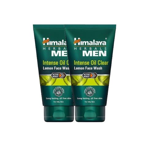 (Buy 1 & Get 1 Free) Himalaya Men Intense Oil Clear Lemon Face Wash 100ml