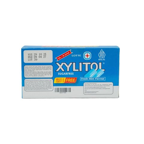 Buy 2, Get 1 Free Lotte Xylitol Handy Bottle Fresh Mint 55.1g
