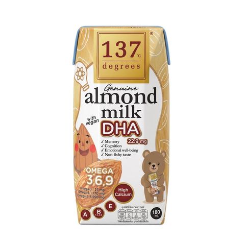 137 Degrees Almond Milk with DHA 180ml