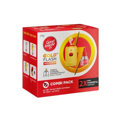 Good Knight Flash Liquid Vapouriser Combo Machine & Refill 1 Piece