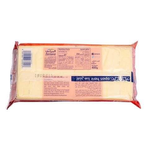 Almarai Cheese Lite Slices  20 Slices 400g