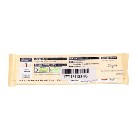 Nestle Milkybar Chocolate 25g