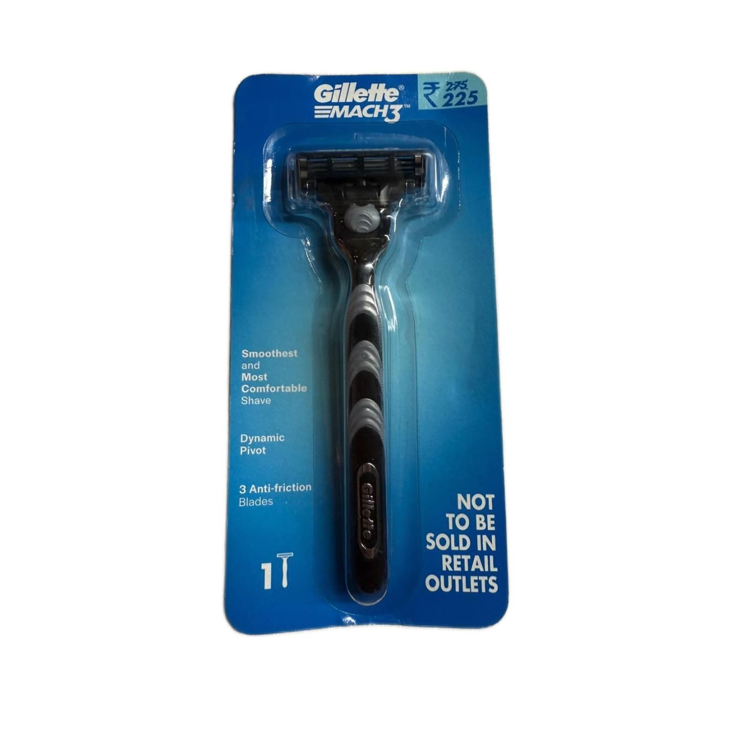 Gillette Mach 3 1 Razor 1 Cartridge 1 Piece
