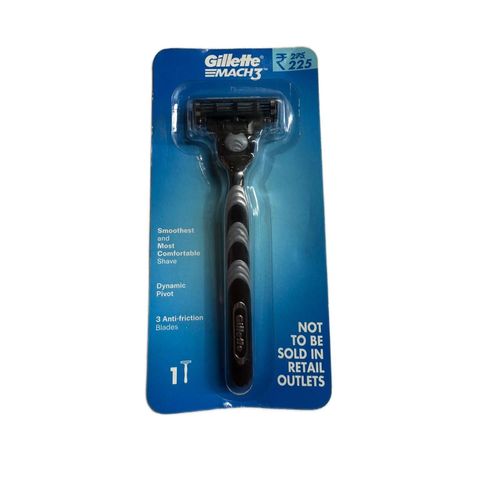 Gillette Mach 3 1 Razor 1 Cartridge 1 Piece