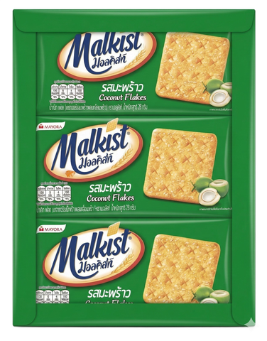 Mayora Malkist Coconut Flakes Crackers 336g