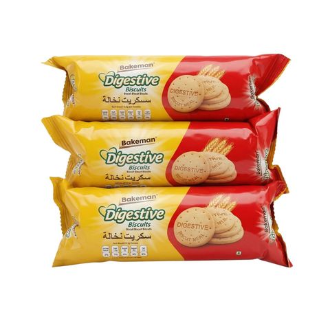 (Buy 2 & Get 1 Free) Bakeman's Digestive Biscuits 145g 