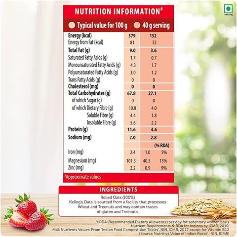 Kellogg's Oats Breakfast Cereal 400g