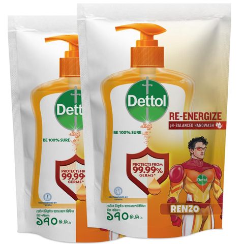 Dettol Handwash Re-Energize Refill 170ml