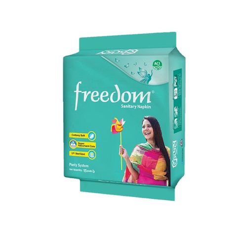 Freedom Sanitary Napkin Panty System 15 Pads