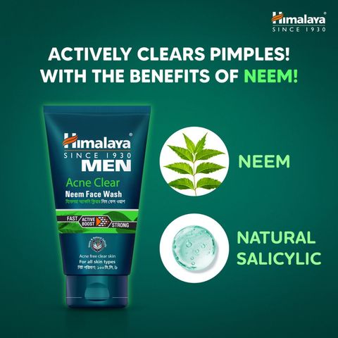 Himalaya Men Acne Care Neem Face Wash 100ml