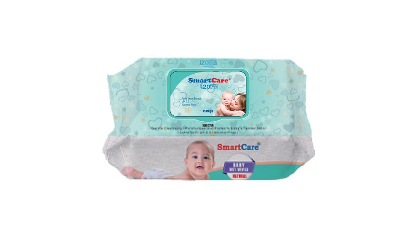 Smart Care Wet Wipes With Fliptop 120 pcs