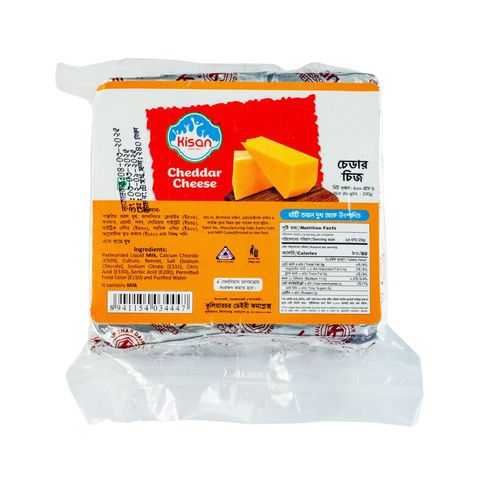 Kisan Processed Cheddar Cheese Foil Pack 200g