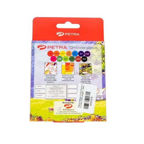 Petra Classic Color Pencil 13 Color Half Length 1 Box