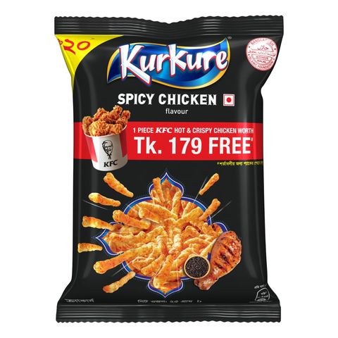 Kurkure Spicy Chicken Chips 31g