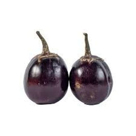 brightfarms Brinjal Black Round Eggplant (Begun Taal) 900g ±50g