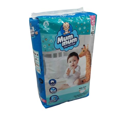 Mum Mum Baby Diaper Pant Small 4-8kg 42 Pieces
