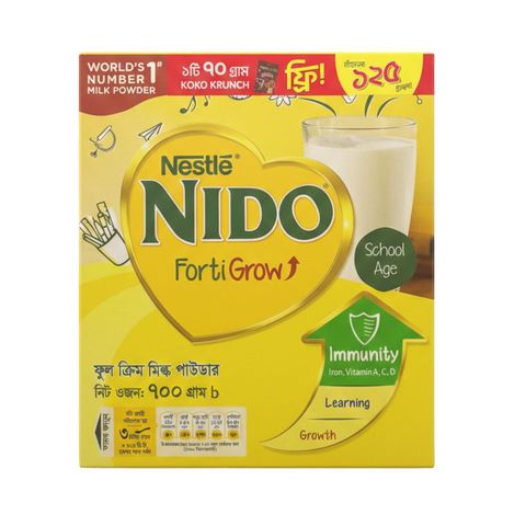 Buy Nestle Nido Forti Grow Full Cream Milk Powder 700g & Get Free Nestle Koko Krunch 70g