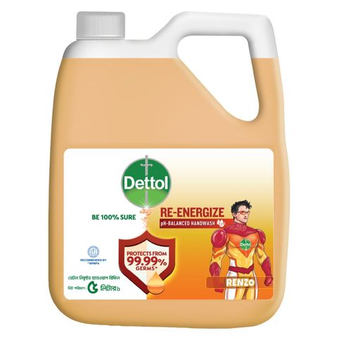 Dettol Handwash Re-Energize Everyday Protection Refill 5L