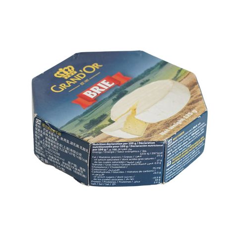 Grand'or Brie Cheese Portions 50% Fat 125g