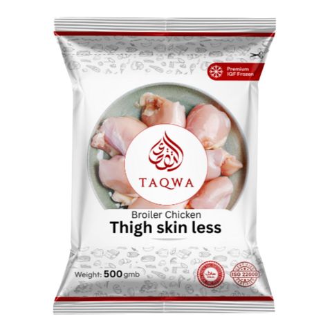 Taqwa Broiler Chicken Thigh Skinless 500g