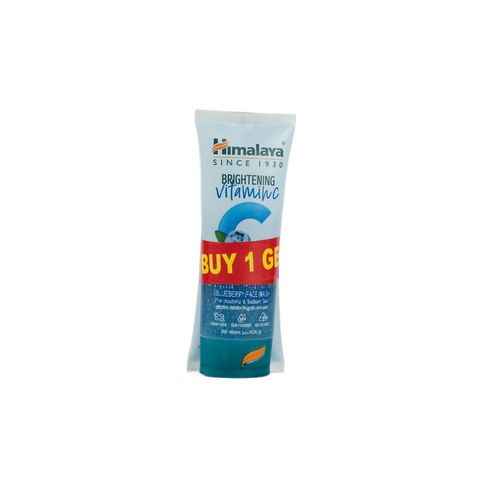 Himalaya Brightening Vitamin C Blueberry Face Wash 100ml B1G1 FREE