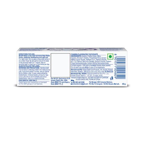 Sensodyne Rapid Relief Toothpaste 40g