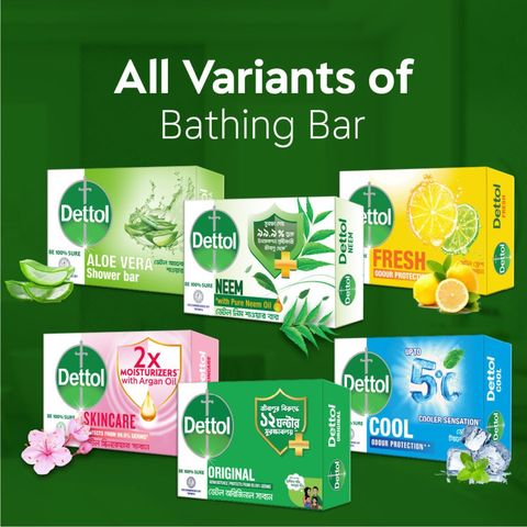 Buy 3 Dettol Soap Original Pack 75g & Get Free Tiffin Box 1 Piece