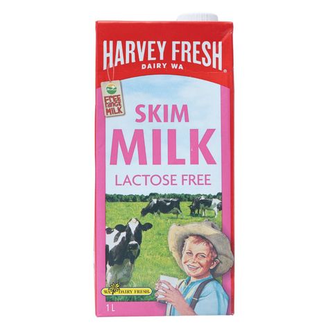 Harvey Fresh Lactose Free Skim Milk 1L