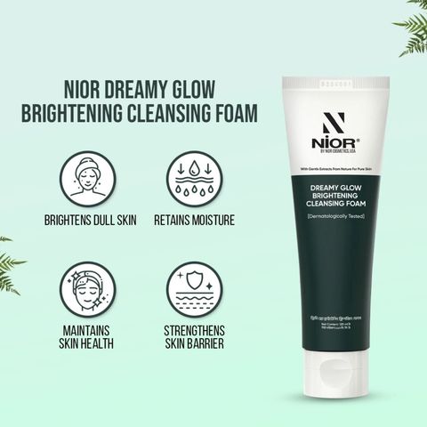 Buy Nior Dreamy Glow Brightening Cleansing Foam 120ml & Get TK 50% off