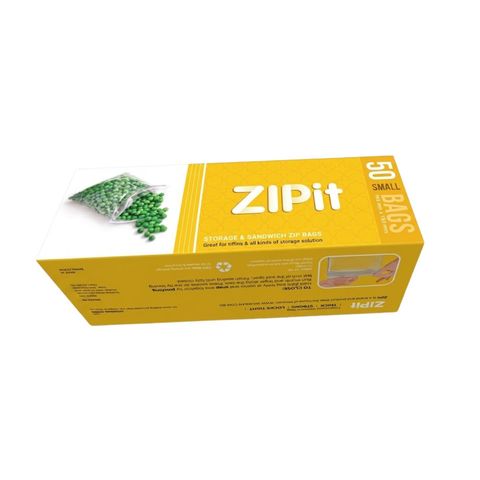 Zipit Zip Bag Small 165mm X 150 mm 50 Pieces
